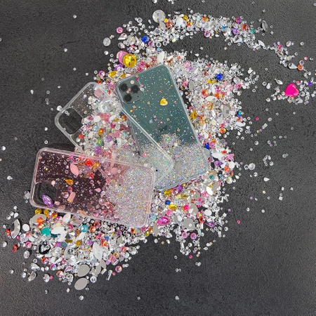 WOZINSKY ETUI POKROWIEC GLITTER DO SAMSUNG GALAXY M31S BŁYSZCZĄCE BROKATOWE