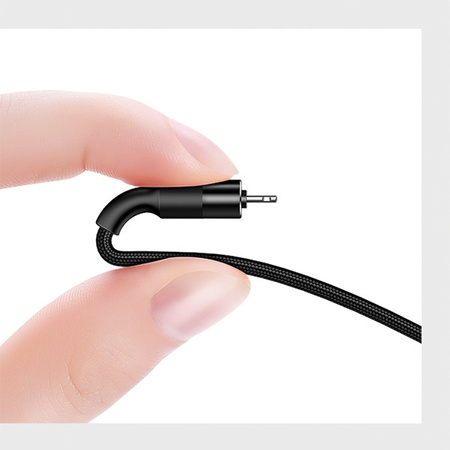 USAMS KABEL PLECIONY 3W1 DO LIGHTNING MICRO USB USB-C 1,5M 2A DO TELEFONÓW