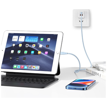 USAMS KABEL USB-C DO LIGHTNING 30W DO IPHONE 12 13 14 1M ZIELONA