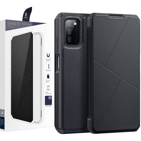 DUX DUCIS Skin X kabura etui pokrowiec z klapką Samsung Galaxy A03s czarny