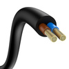 Baseus GaN3 Pro szybka ładowarka sieciowa GaN 2 x USB Typ C / 2 x USB 65W PD, QC4.0+, AFC, PPS + kabel USB Typ C - USB Typ C 1m czarny (CCGP040101)