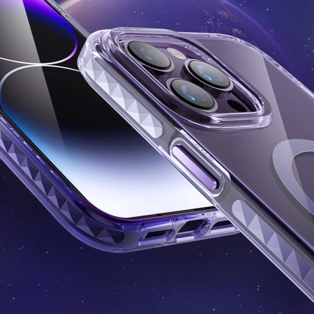 KINGXBAR PQY ICE CRYSTAL SERIES ETUI MAGNETYCZNE DO IPHONE 14 DO MAGSAFE