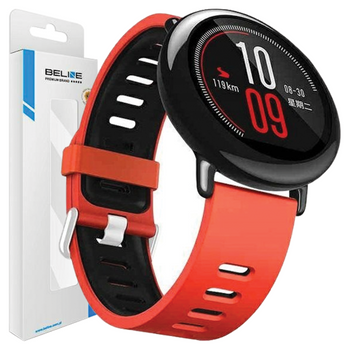 BELINE PASEK 20MM DO ZEGARKA SILIKONOWY ZAMIENNY DWA KOLORY OPASKA SPORTOWA