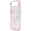 Etui Karl Lagerfeld IML Choupettes Karl Script Logo MagSafe do iPhone Air różowy