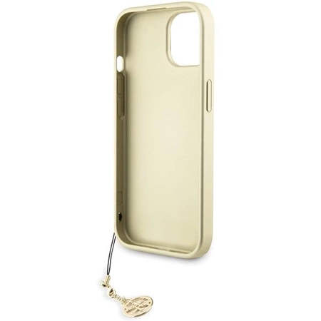 Etui Guess 4G Charms Collection do iPhone 15 - szare