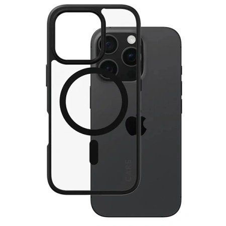 Etui CARE by PanzerGlass Flagship Urban Case z MagSafe na iPhone 16 Pro - przezroczyste