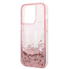 Karl Lagerfeld KLHCP14LLBKLCP iPhone 14 Pro 6,1" różowy/pink hardcase Liquid Glitter Big KL