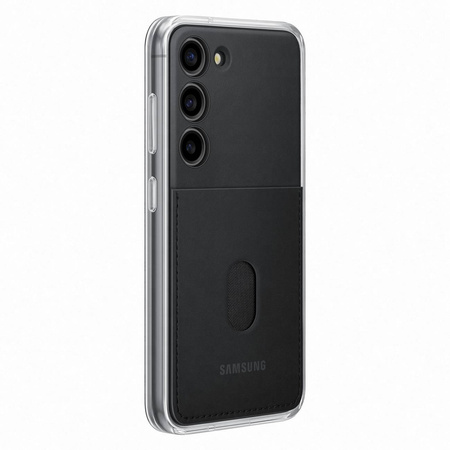 Samsung Frame Cover etui Samsung Galaxy S23 pokrowiec z wymiennymi pleckami czarne (EF-MS911CBEGWW)