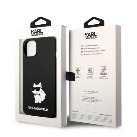 Karl Lagerfeld KLHCP14MSNCHBCK iPhone 14 Plus 6,7" hardcase czarny/black Silicone Choupette