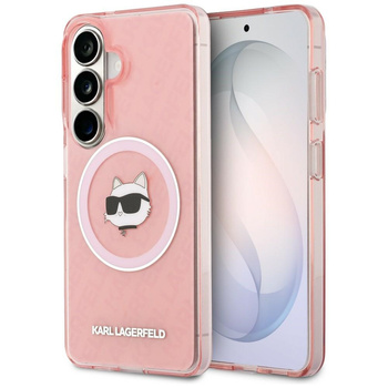 Etui Karl Lagerfeld IML Repeated         Choupette MagSafe do Samsung Galaxy S26 różowy