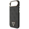 Etui Guess 4G Triangle Logo MagSafe do iPhone Air czarny złoty