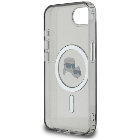 KARL LAGERFELD ETUI IML METAL KARL & CHOUPETTE HEADS DO MAGSAFE DO IPHONE