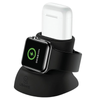 USAMS STOJAK 2W1 DO ŁADOWANIA APPLE WATCH AIRPODS DESIGN SILIKONOWY ZŁĄCZE