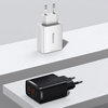 Baseus Compact szybka ładowarka sieciowa 2x USB / USB Typ C 30W 3A Power Delivery Quick Charge biały (CCXJ-E02)