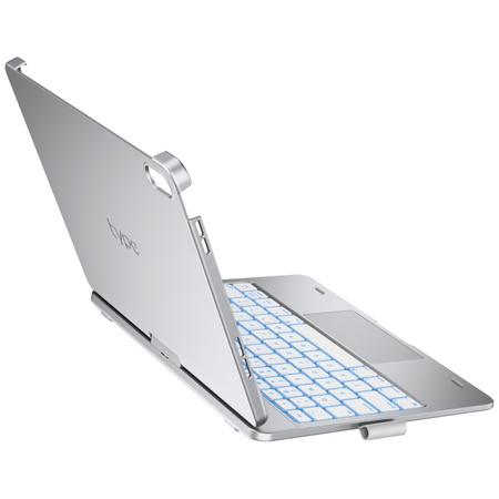 Etui Typecase Flexbook Touch z klawiaturą do iPad 11" (A16) 2025 / iPad 10.9" 2022 srebrny