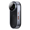 Baseus solarny odtwarzacz MP3 transmiter FM audio do samochodu Bluetooth 5.0 750mAh (czytnik kart TF / USB / AUX) czarny (CDMP000001)
