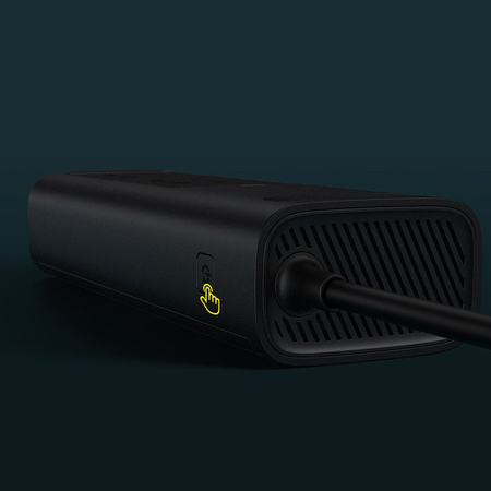 Baseus samochodowa przetwornica inwerter prądu 150W 220V (wtyczka EU i CN) czarny (CRNBQ-A01)