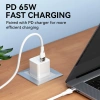 WOZINSKY KABEL USB-C USB-C PD 65W DO LAPTOP TELEFON 1M SZYBKIE ŁADOWANIE