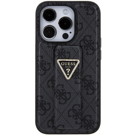 GUESS ETUI HARDCASE DO IPHONE 15 PRO MAX 6.7 GRIP STAND STRASS TRIANGLE