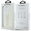 KARL LAGERFELD ETUI CASE DO IPHONE 16 PRO PRZEZROCZYSTE Z LOGO I STRASZKAMI