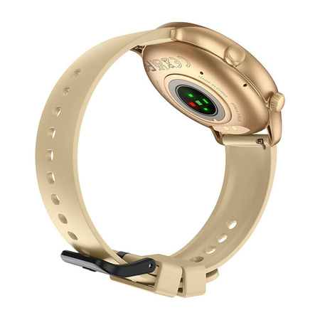 ZEBLAZE SMARTWATCH BTALK 3 PLUS DO ANDROID IOS ZŁOTY Z WODOODPORNOŚCIĄ IP67