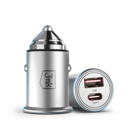 3MK HYPER CAR CHARGER 45W DO SAMOCHODU USB C DO TELEFONÓW SZYBKIE ŁADOWANIE