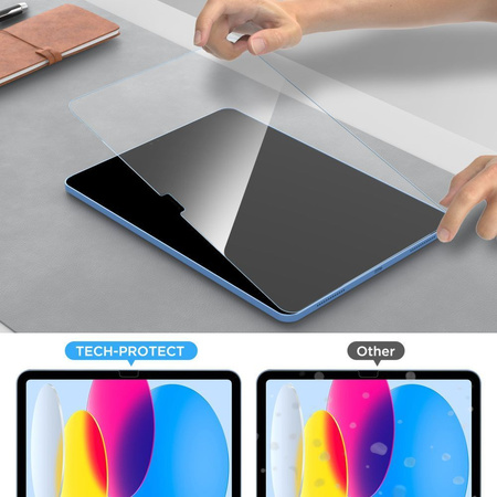 SZKŁO HARTOWANE TECH-PROTECT GLASS FIT+ 2-PACK IPAD PRO 11” 5 / 6 / 2024-2025 CLEAR