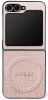 Etui Guess 4G Classic MagSafe na Samsung Galaxy Z Flip 7 - różowe