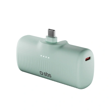 SBS POWERBANK ECOPOWER DO IPHONE IPAD SAMSUNG TELEFON 5000MAH 10W USB-C