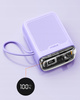 INNOSTYLE MINI POWERBANK 10000MAH 2X USB-C TYP C 33W ROZWIJANY KABEL USB-C