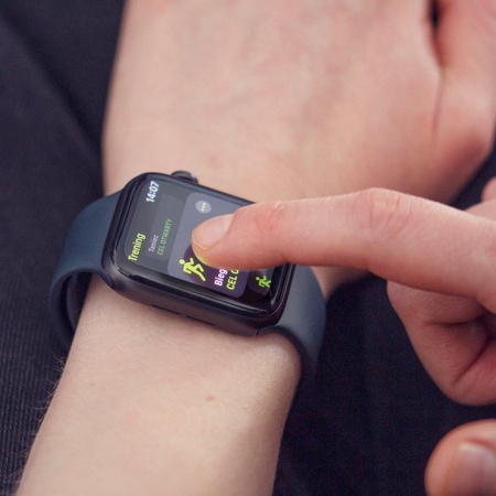 Wozinsky Watch Glass hybrydowe szkło do Apple Watch 7/8 45 mm czarny