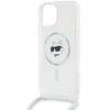 KARL LAGERFELD CASE HARDCASE DO IPHONE 14 13 15 6,1 TRANSPARENT IML