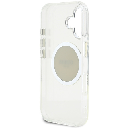 GUESS ETUI CASE DO IPHONE 16 DO MAGSAFE Z LOGO CLASSIC METAL COLORED CIRCLE
