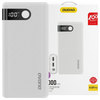 Dudao powerbank 20000 mAh 2x USB / USB Typ C / micro USB 2 A z ekranem LED biały (K9Pro-05)