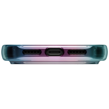 Etui UNIQ Iridescia do iPhone 17 Pro     Magclick Charging midnight quartz