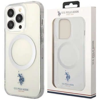 Etui U.S. Polo Assn. MagSafe Collection do iPhone 15 Pro - przerozczyste