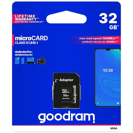 EINPARTS AUTOMOTIVE MICROSD KARTA PAMIĘCI DO URZĄDZEŃ MOBILNYCH 32GB SZYBKA