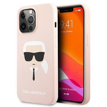 KARL LAGERFELD POKROWIEC CASE DO IPHONE 13 PRO 13 6.1 SILICONE KARLS HEAD