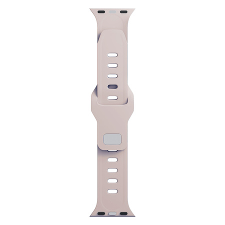 38/40/41/42 mm Latte (small) - 3mk Silicone Watch Strap for Apple