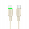 MCDODO KABEL USB-C SZYBKIE ŁADOWANIE DO SAMSUNG APPLE USB TYP C 65W 1M LED