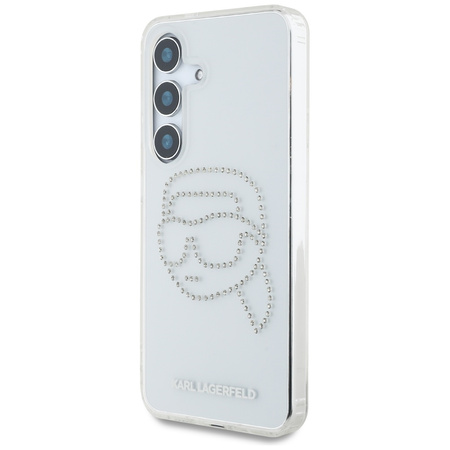 KARL LAGERFELD CASE RHINESTONES KARL HEAD LOGO DO SAMSUNG GALAXY S25 DESIGN