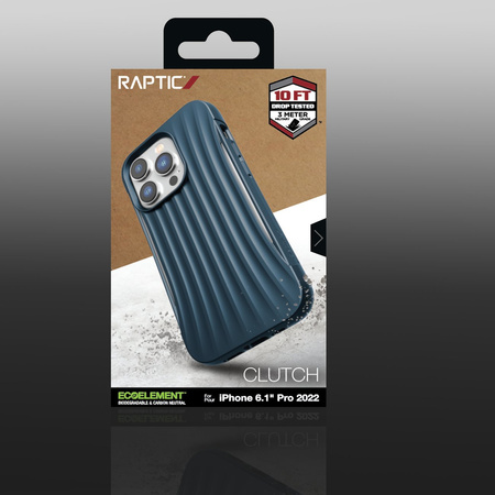 Raptic X-Doria Clutch Case etui iPhone 14 Pro pokrowiec plecki niebieski