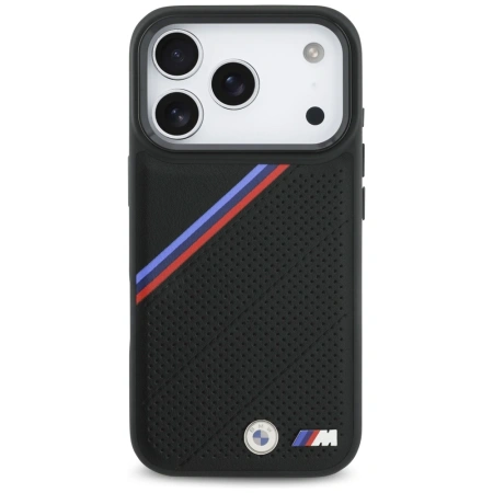 BMW ETUI M TRICOLOR METAL LOGO MAGSAFE DO IPHONE 17 PRO POKROWIEC Z LOGO
