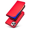 Magnet Card Case etui do iPhone 12 Pro Max pokrowiec portfel na karty kartę podstawka czerwony