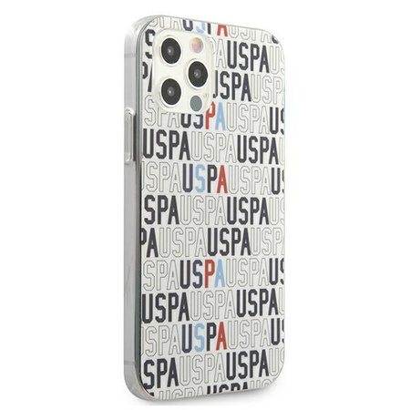 US Polo USHCP12LPCUSPA6 iPhone 12 Pro Max 6,7" biały/white Logo Mania Collection