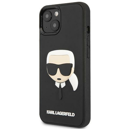 Karl Lagerfeld KLHCP14MKH3DBK iPhone 14 Plus 6,7" czarny/black hardcase 3D Rubber Karl`s Head