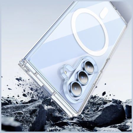 Etui Beline Clear MagSafe do Samsung Galaxy Z Fold7 przezroczysty