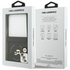Etui Karl Lagerfeld Karl&Choupette Pins  MagSafe do Samsung Galaxy Z Flip7 czarny
