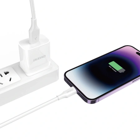 Kabel Dudao L2sL USB-A - Lightning 6A 1.2m - biały