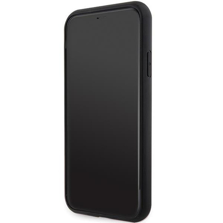 Etui Guess G Cube Stripes MagSafe GUHMN61HGCFSEK na iPhone 11 / Xr czarne